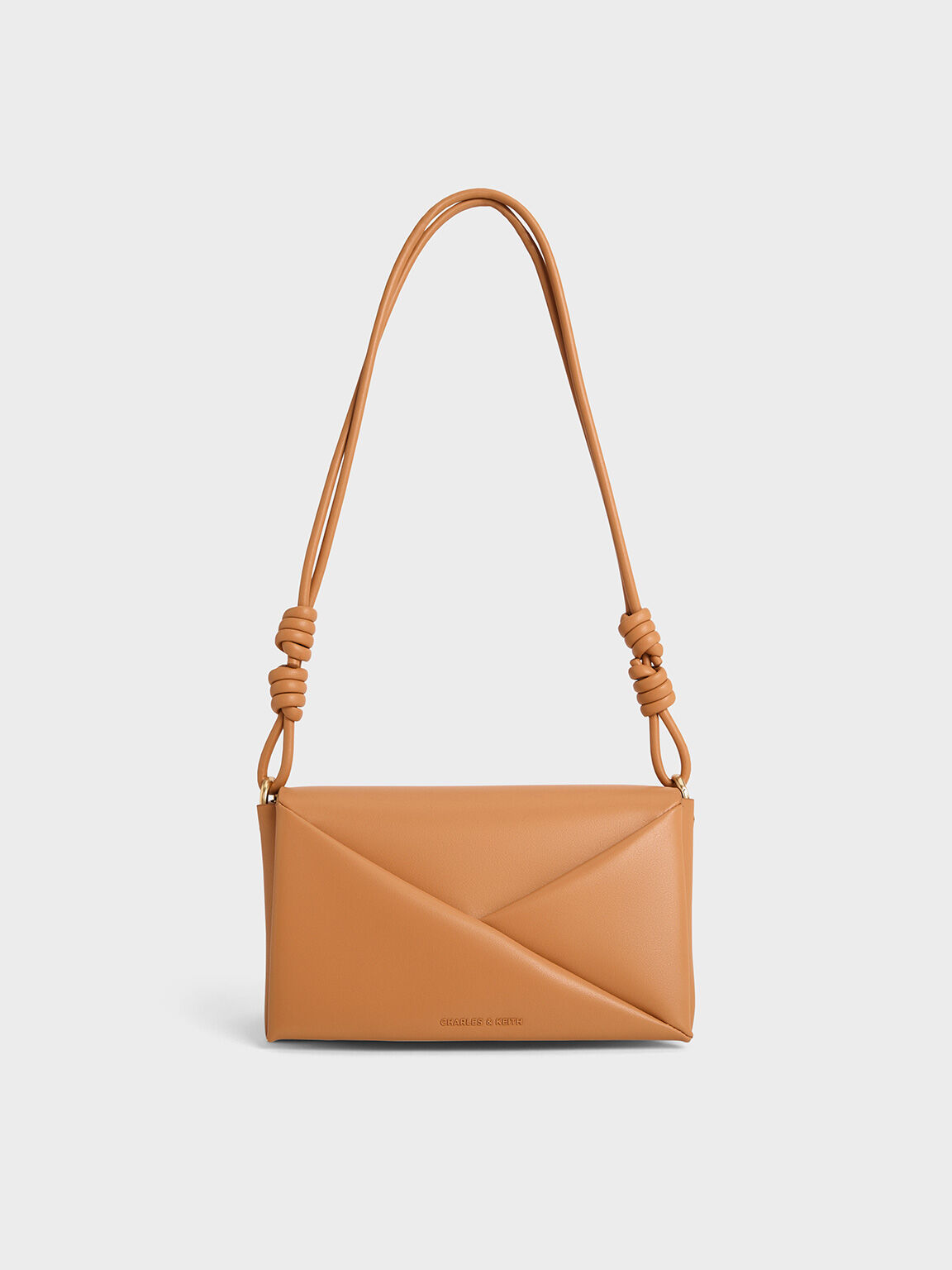 Midori Geometric Shoulder Bag, Toffee, hi-res