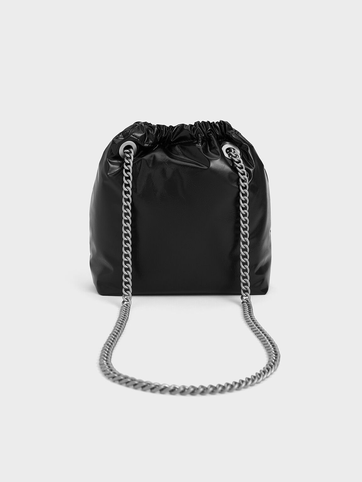 Caia Chain-Handle Tote Bag, Noir, hi-res