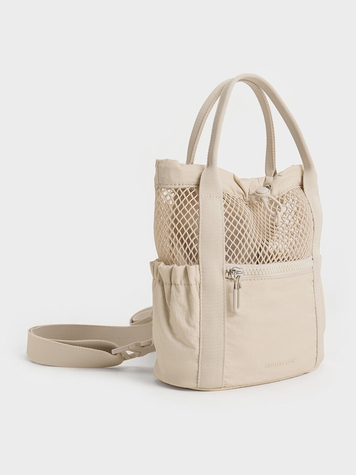 Terra Mesh & Nylon Multi-Way Bag, Oat, hi-res