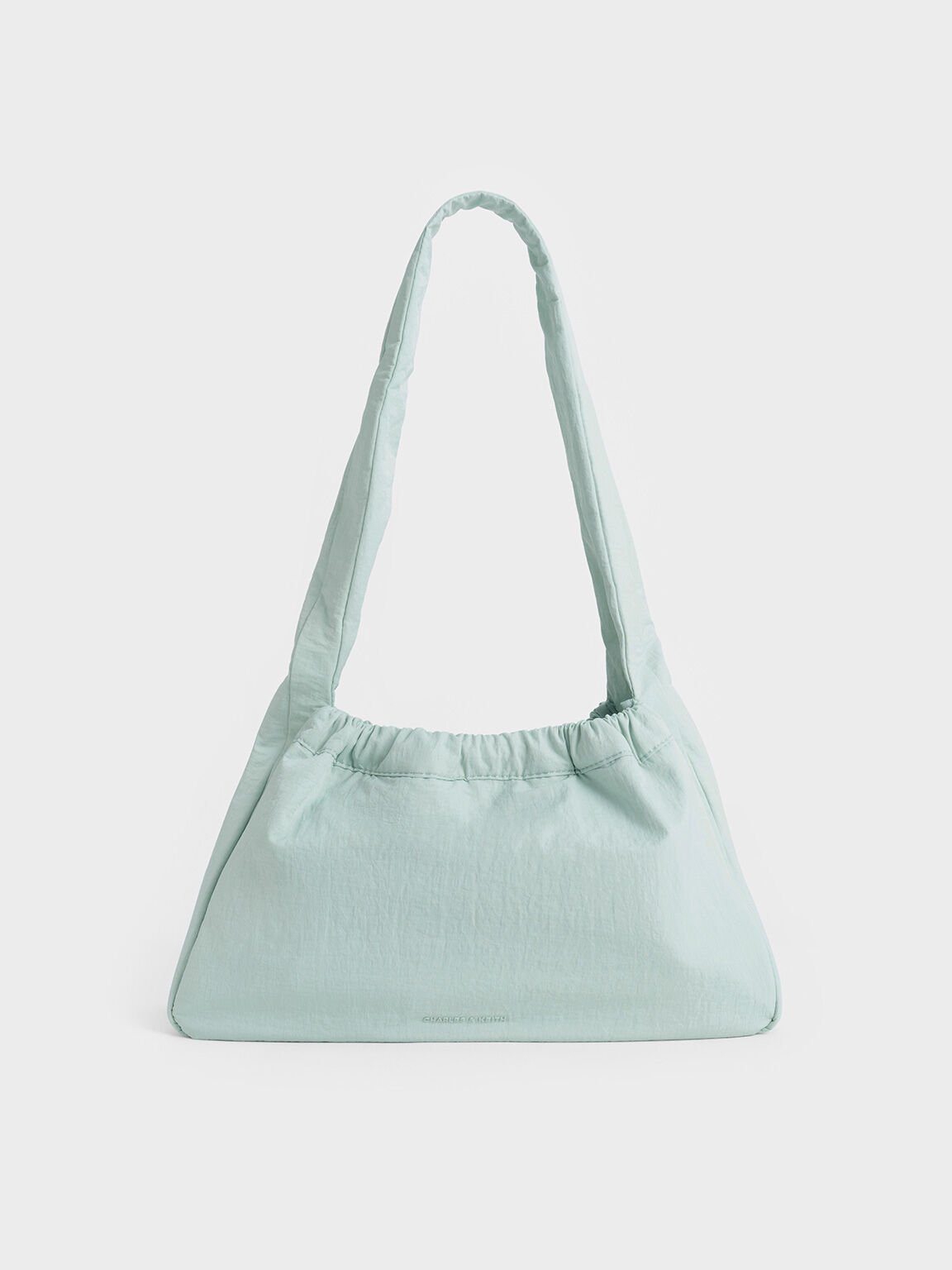 Terra Mesh & Nylon Shoulder Bag, Sage Green, hi-res