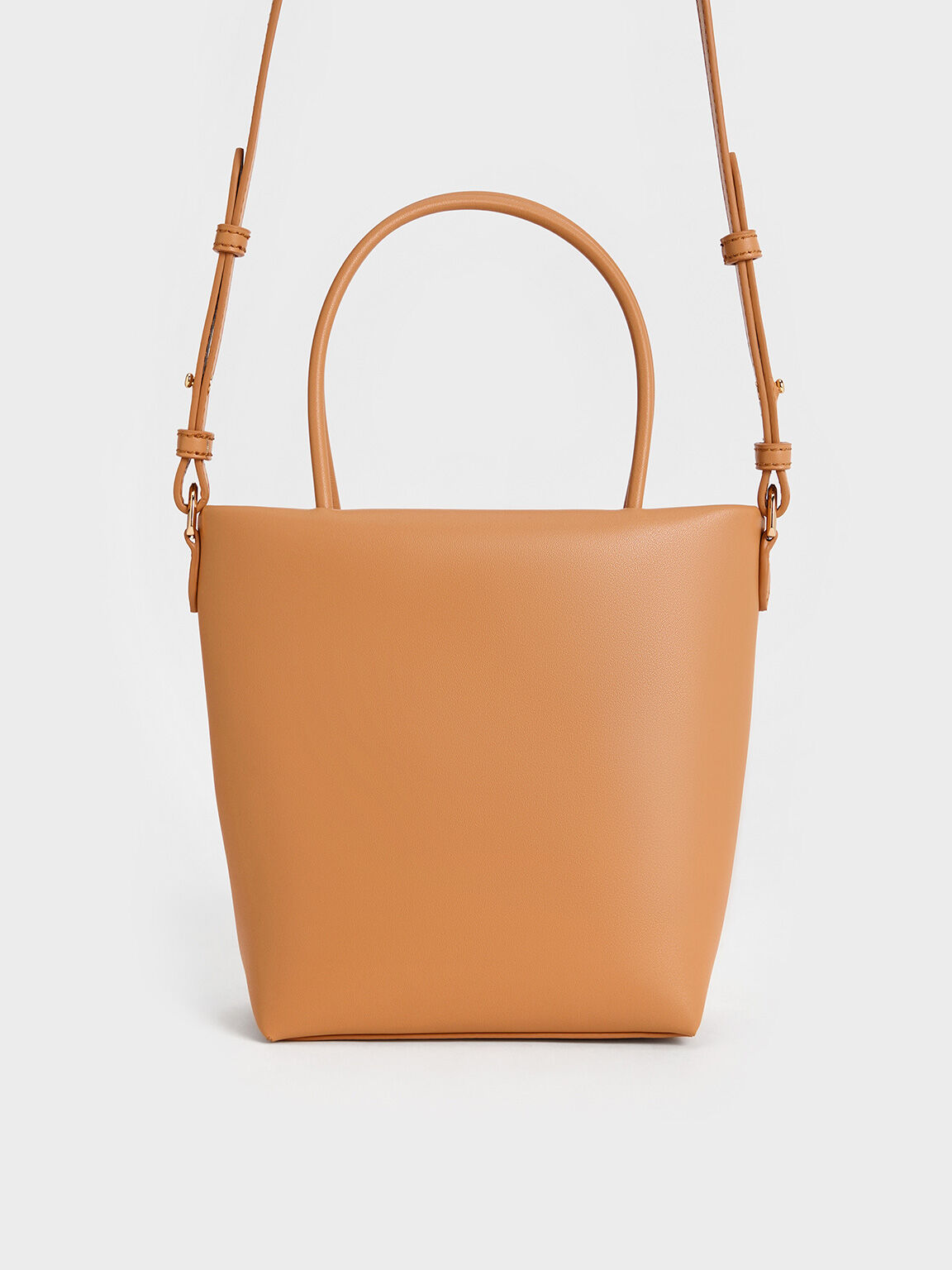 Midori Geometric Elongated Tote Bag, Toffee, hi-res