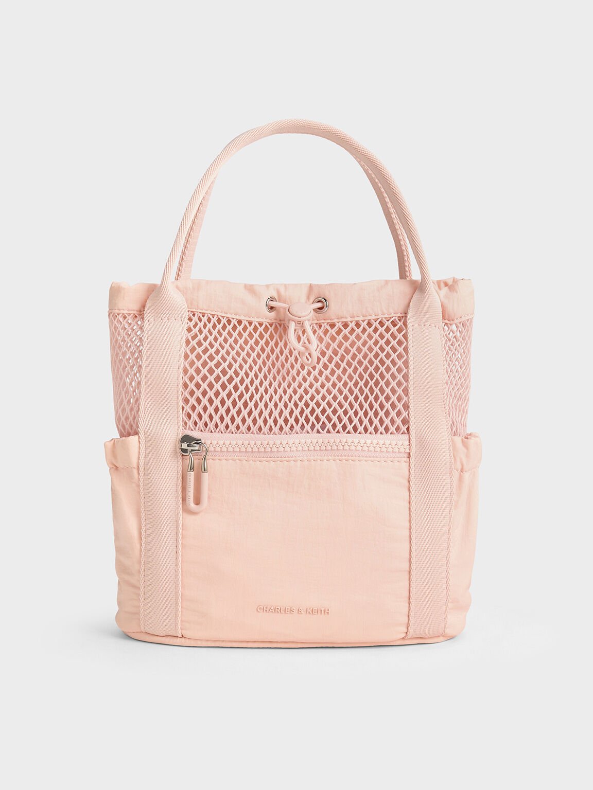 Terra Mesh & Nylon Multi-Way Bag, Light Pink, hi-res