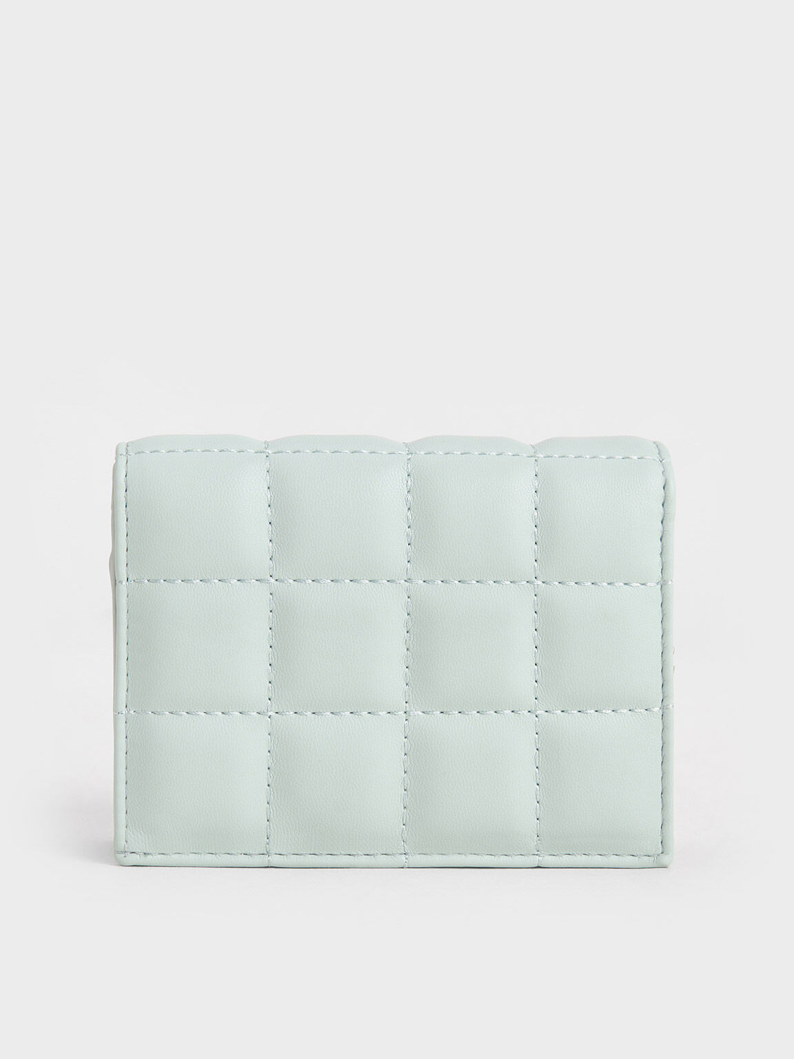 Quilted Mini Wallet, Sage Green, hi-res