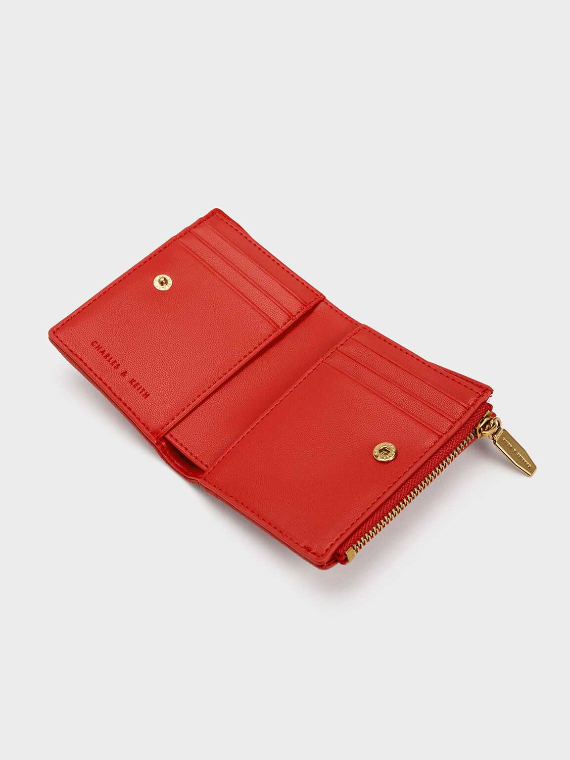 Cayce Short Wallet, Red, hi-res