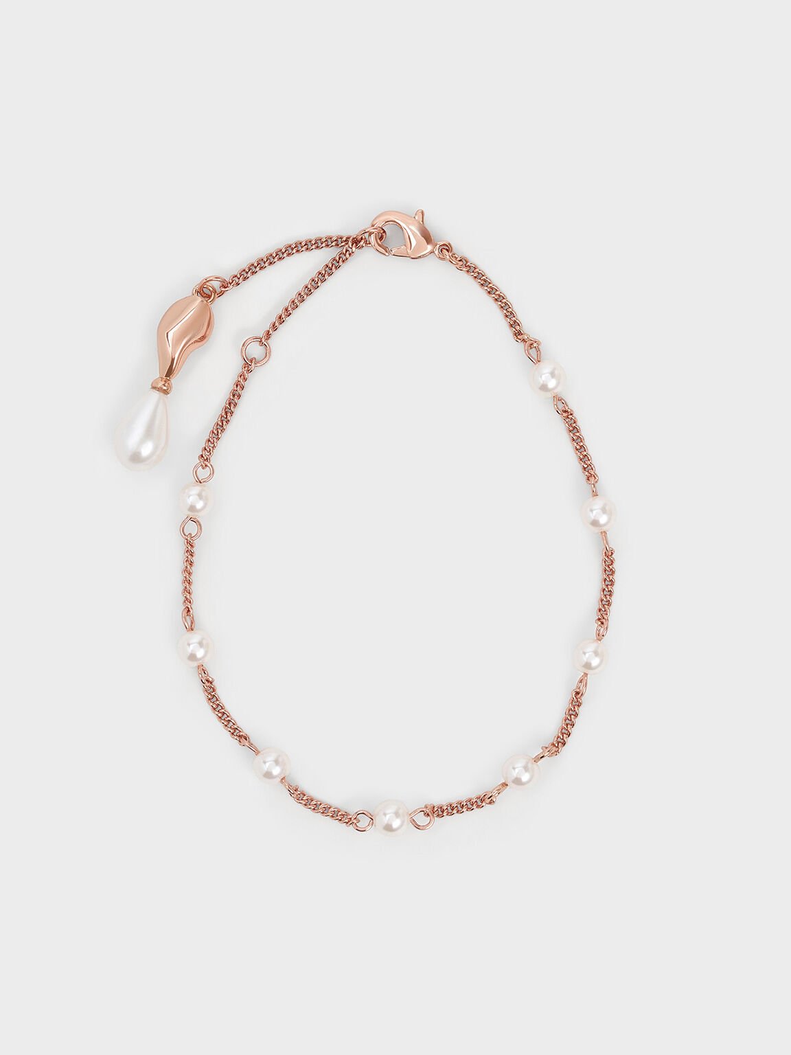 Corrine Pearl Bracelet, Rose Gold, hi-res