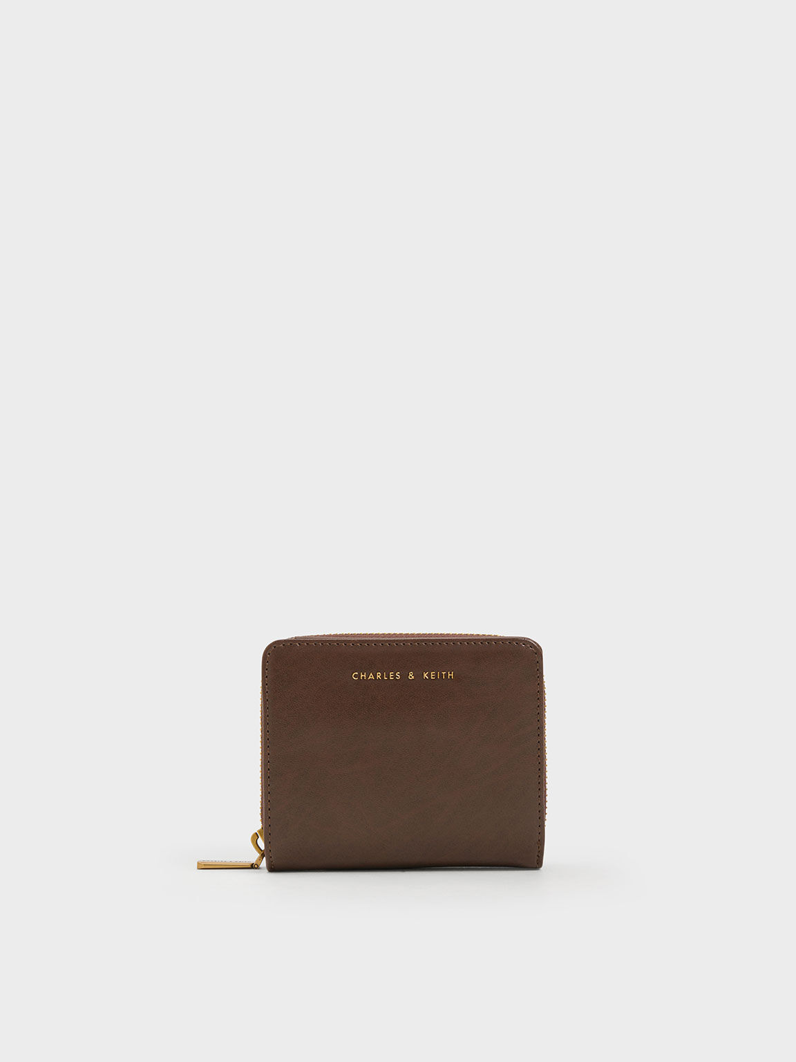 Brown & Black Status Icons Mini Snap Wallet