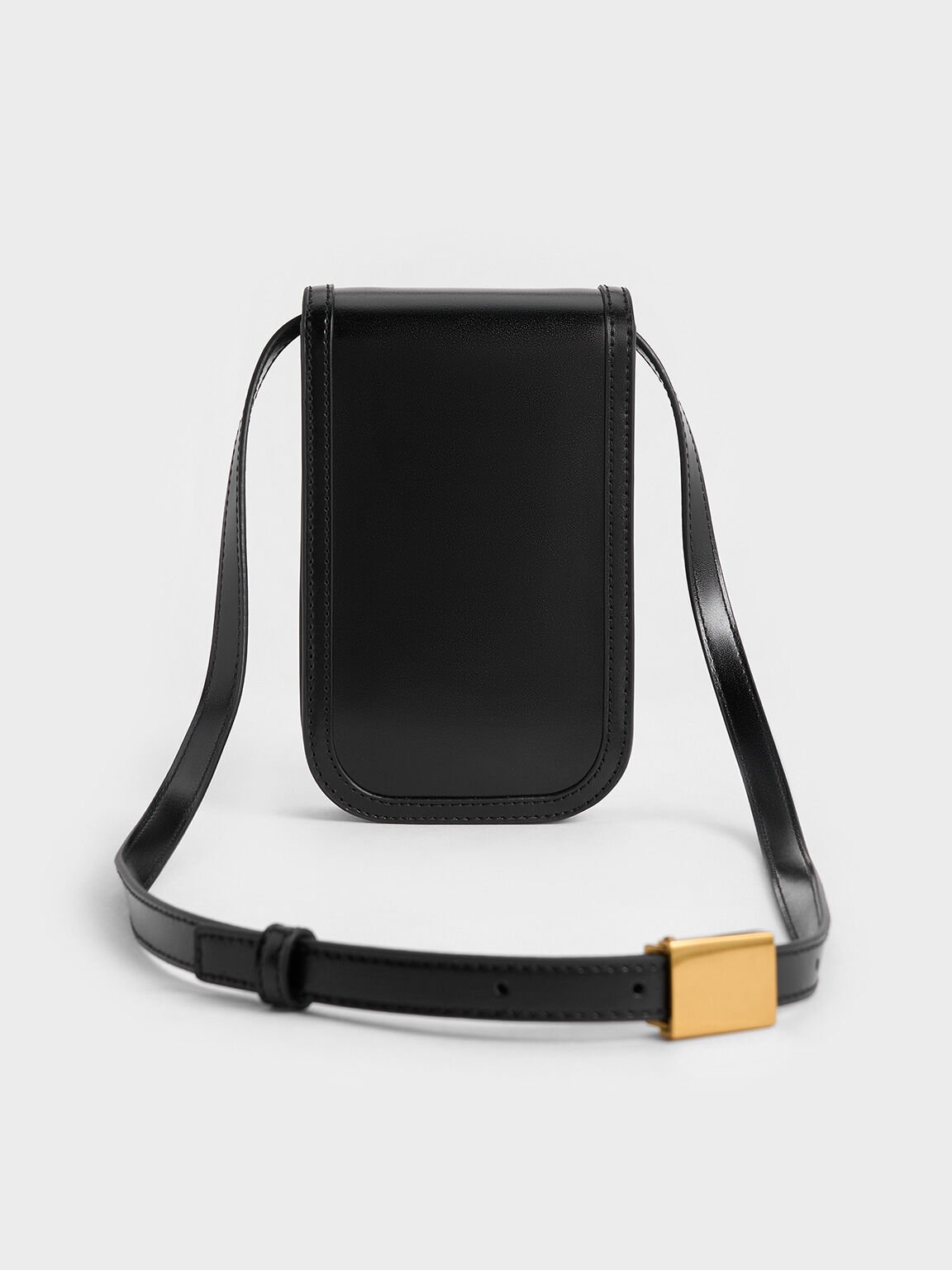 Mini Charlot Elongated Crossbody Bag, Black, hi-res