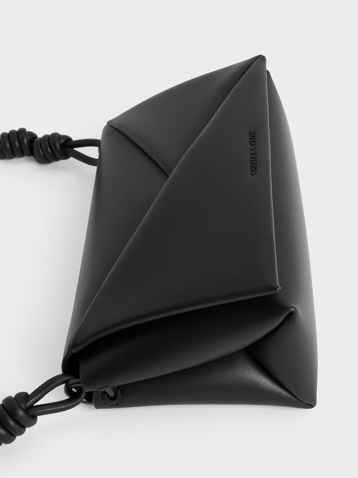 Midori Geometric Shoulder Bag, Jet Black, hi-res