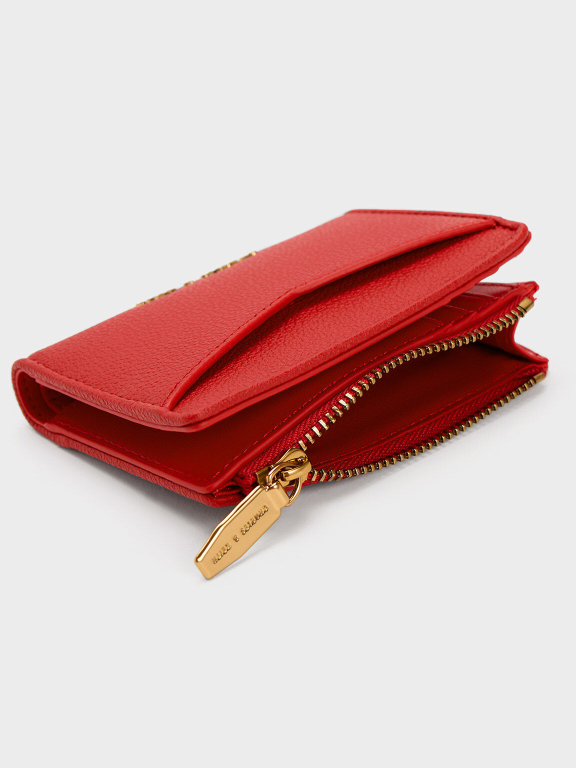 Cayce Short Wallet, Red, hi-res