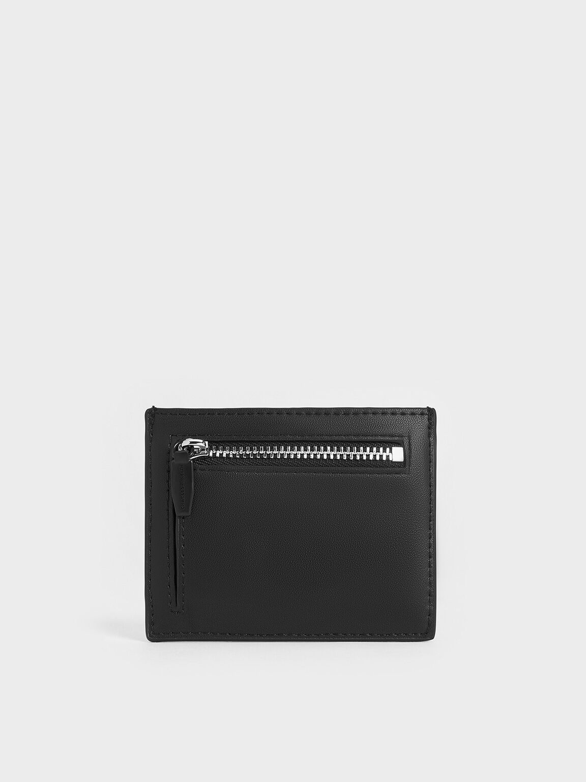 Midori Geometric Card Holder, Jet Black, hi-res