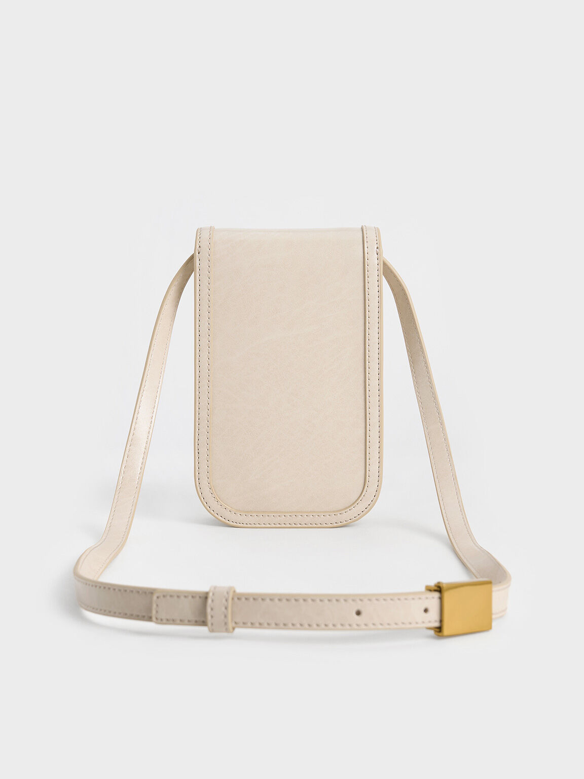 Mini Charlot Elongated Crossbody Bag, Oat, hi-res