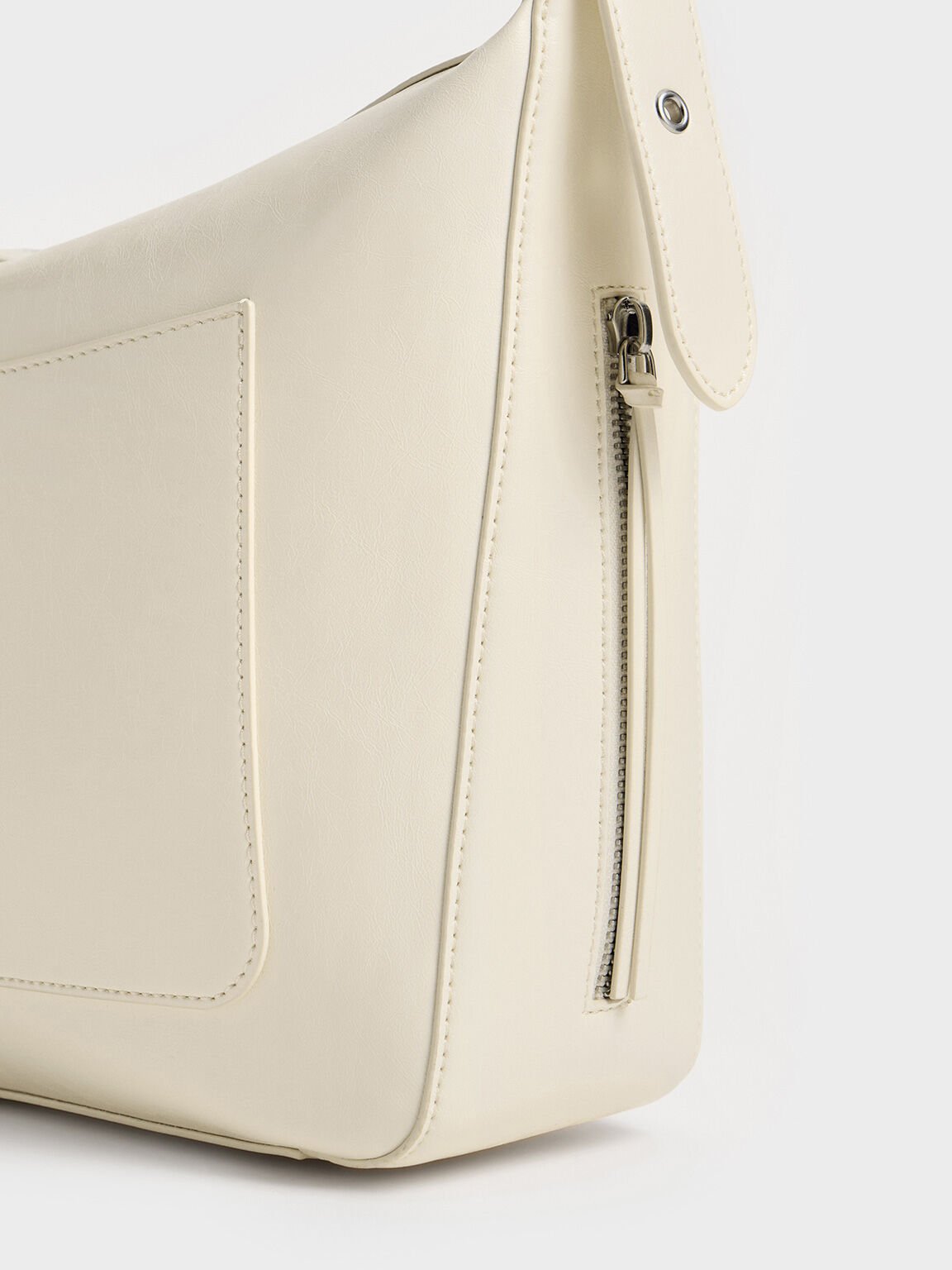 Xylia Hobo Bag, Cream, hi-res