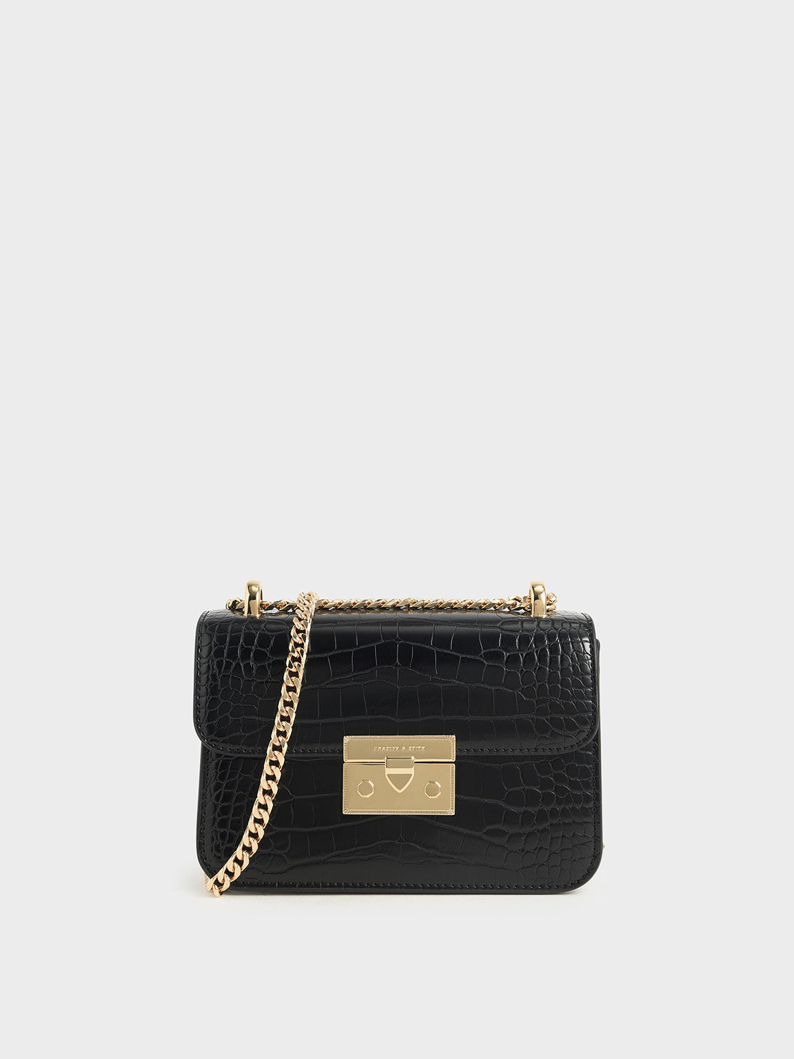 Cressida Tweed Chain Strap Bag - Chalk