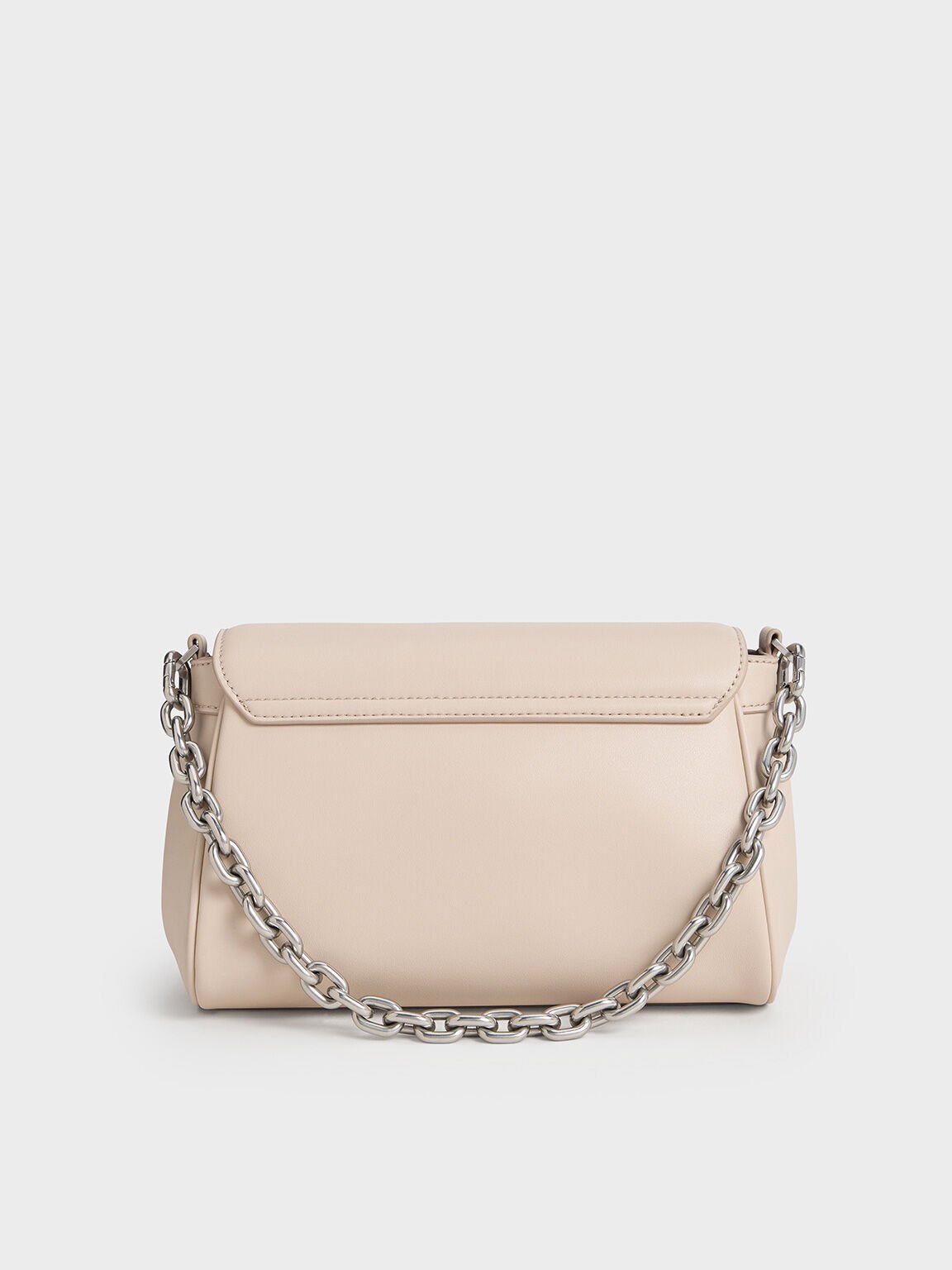 Calla Front Flap Chain-Handle Bag, Oat, hi-res