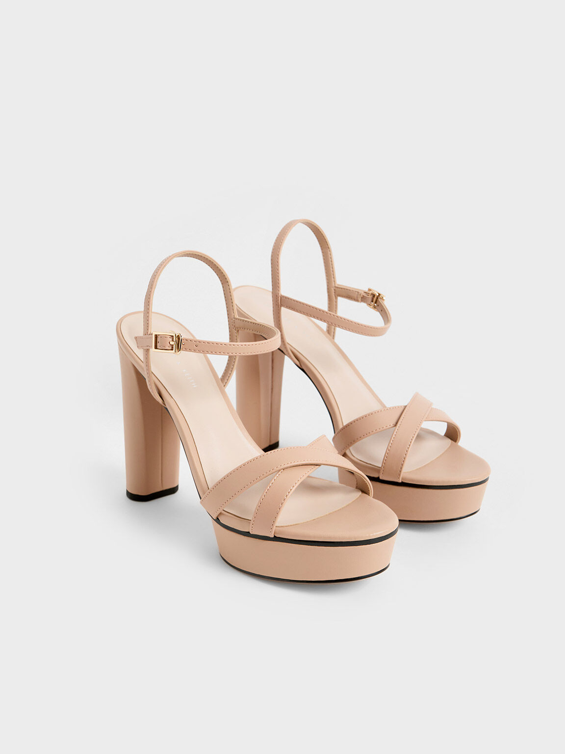 Womens 2022 Fashion Crossover Ankle Strap Platform Block Heel Sandal Shoes  SUNS