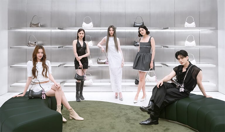 Thai celebrities and influencers at the One Bangkok store — CHARLES & KEITH