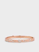 Women’s Reverie crystal bangle in rose gold – CHARLES & KEITH TH