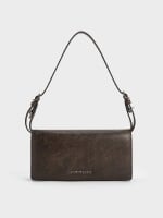 Women’s Sloane long wallet in dark brown – CHARLES & KEITH TH