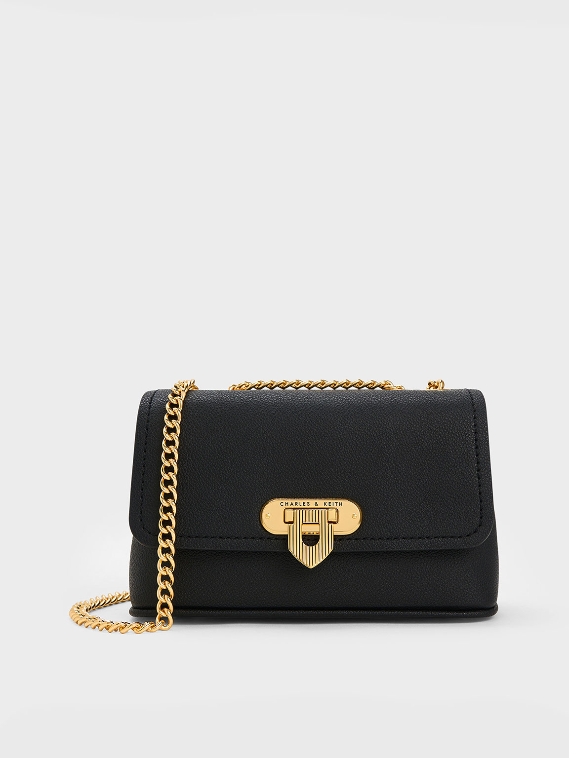 Charles and keith deals push lock bag