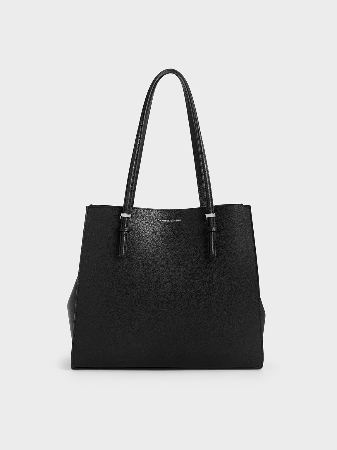 Noir Sansa Tote Bag - CHARLES & KEITH TH