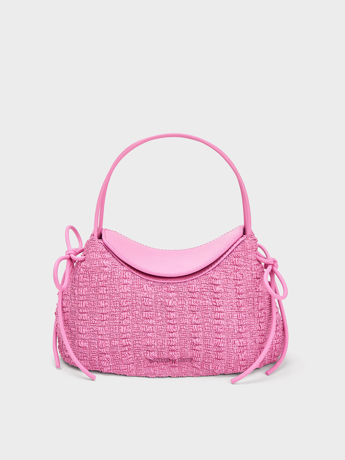 Pink handbag 2024 with bow