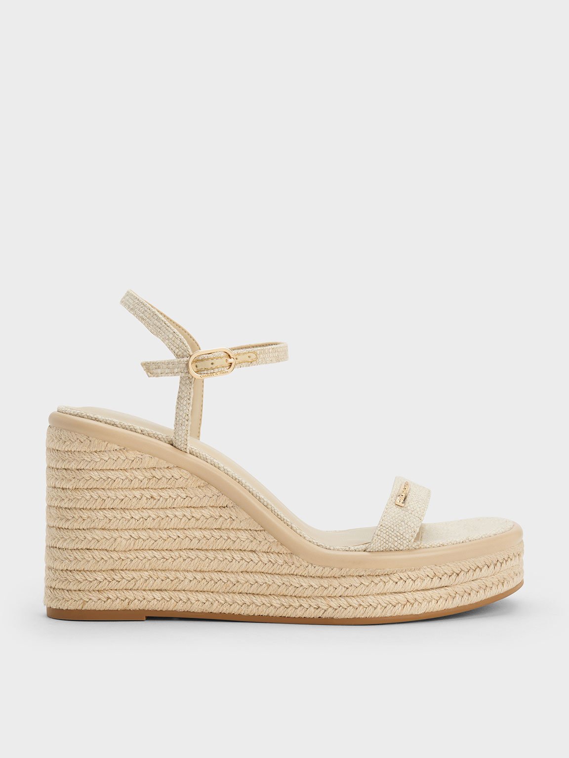 Neutral sales wedge espadrilles