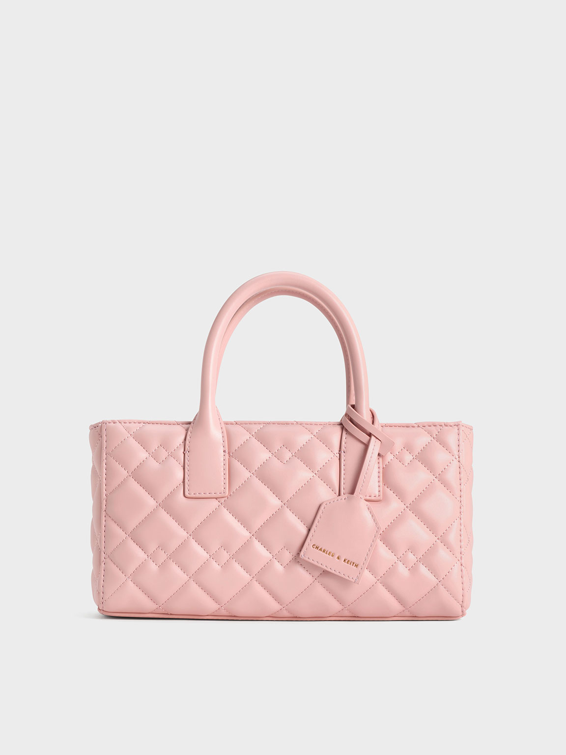 Charles and keith discount quilted tote bag