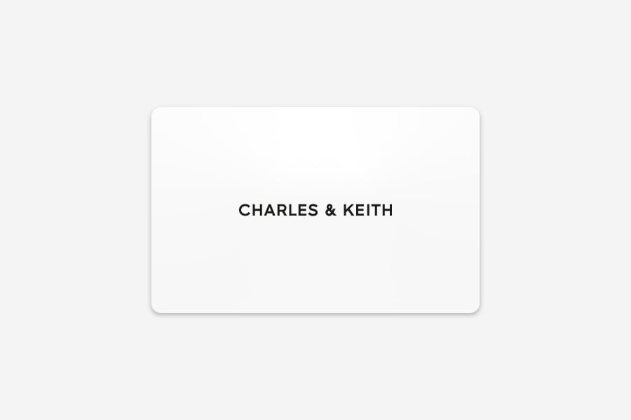 Gift Card In White - CHARLES & KEITH TH