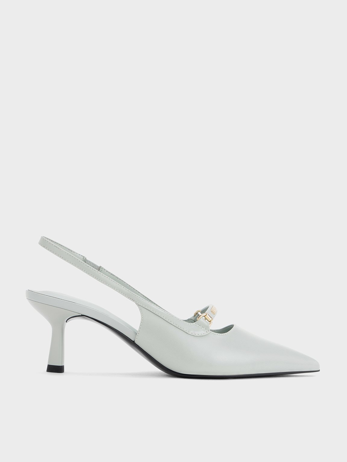 Grey slingbacks best sale